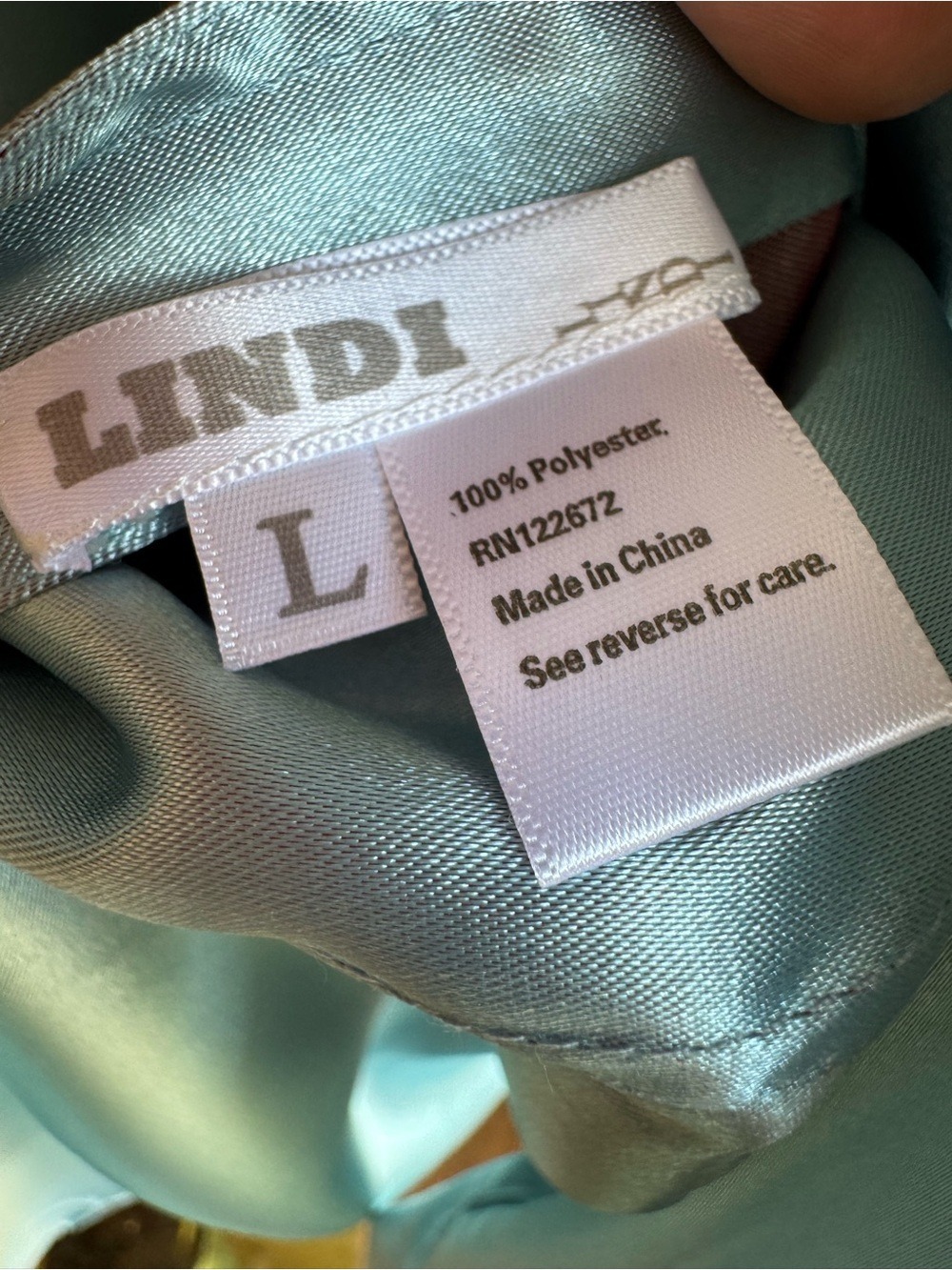 Lindi Reversible Swing Coat Sz L Dusty Rose / Icy Blue Artsy Jacket Relaxed Fit - Picture 15 of 16